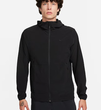 Nike Unlimited Giacca Uomo Repel con Cappuccio Versatile - Nera Nuova con Etichette FB7551-010