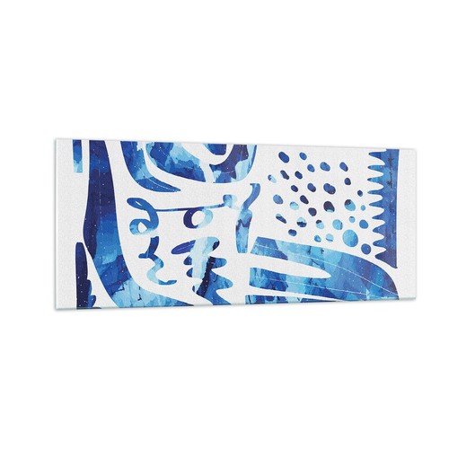 Quadro vetro 100x40cm - su, boho