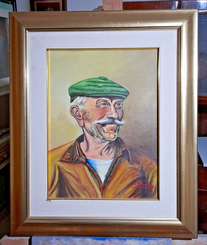 Quadro usinato olio tela - m,