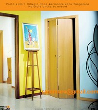 Porta a libro Ciliegio Noce