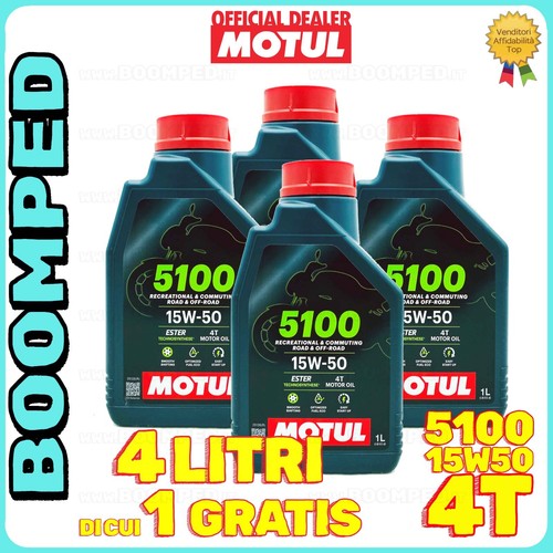Litri olio motul 5100 15w50 - litri,