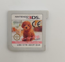 Nintendo 3DS Dogs + Cats Toys Poodle & New Friends Gioco Solo Cartuccia Ottima