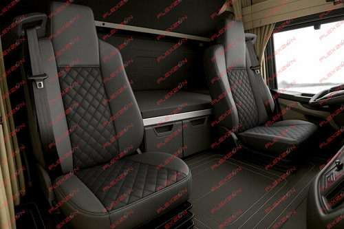 Coprisedile nero camion - x,