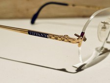 Occhiali Tiffany Topaz 140 23k gold Oro vintage Nuovi 51-18 vintage