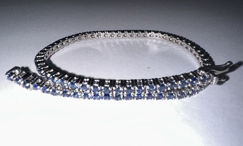 Bracciale tennis oro bianco - in,