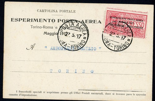 Posta aerea 1917 - (27, maggio)