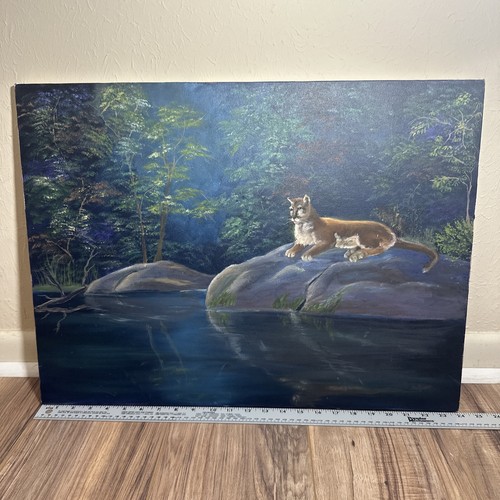 Majestic cougar river - cougar,