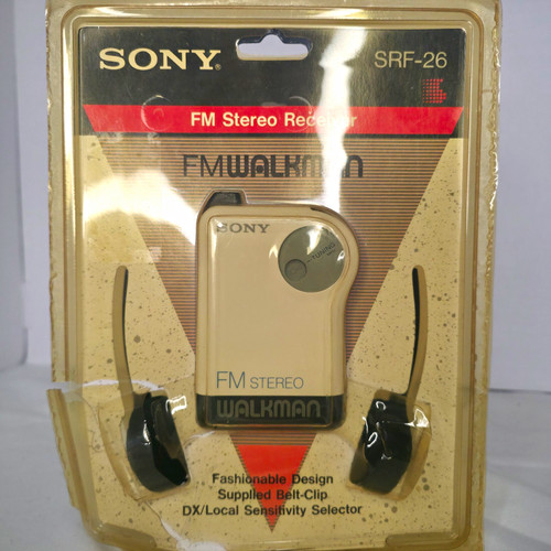 Cuffie vintage sony srf - srf-26, fm
