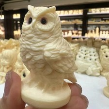 Gufo intagliato noce Tagua