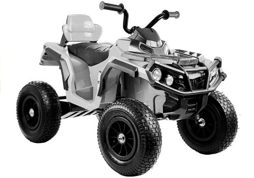 Miniquad bianco lean toys - bianco,