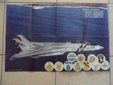 3 maxi POSTER AEREI DA GUERRA MONOGRAFICI misure 88x58 cm. circa DE AGOSTINI ITA