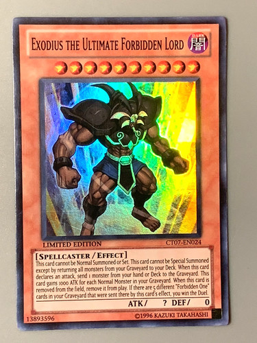 Yugioh exodio ultimo signore - yugioh, l'ultimo