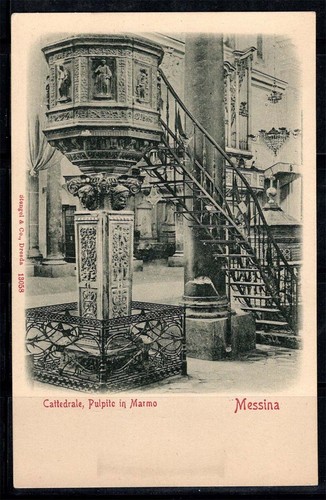 Messina 1900 cartolina - messina, 100%