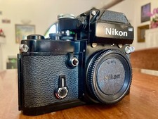 Macchina fotografica Nikon F2, photomic reflex, analogica total black