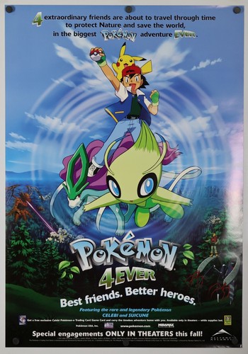 Pokemon 4ever locandina - pokemon,