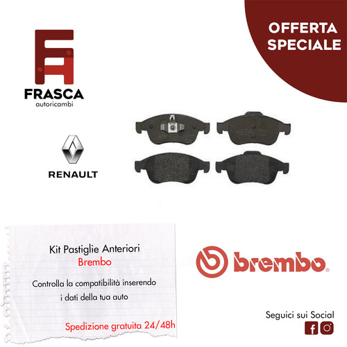 Pastiglie freno anteriori - pastiglie,