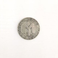 Spilla, distintivo, medaglia Opera Balilla anno XV - riproduzione interdetta