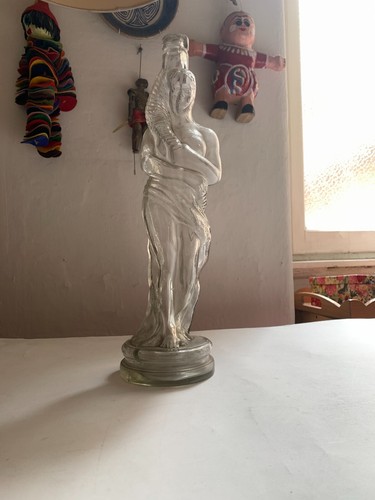 Bottiglia vetro decorativa - di,