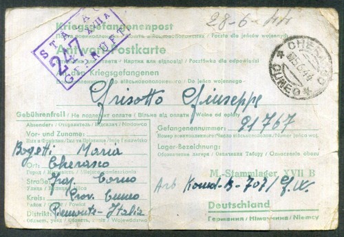 Ww2 franchigia prigionieri - ,
