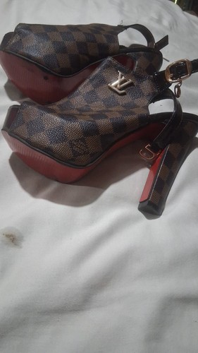 Tacco basso rosso louis - basso,