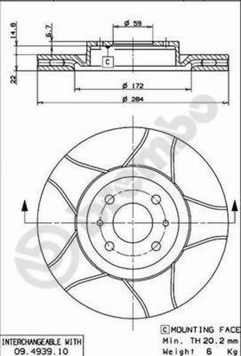 Set freni disco brembo - freni,
