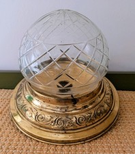 Plafoniera lampadario ottone