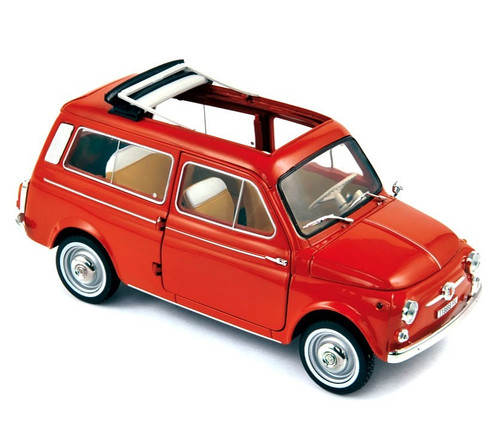 Fiat 500 jardiniere rosso - fiat, jardiniere"
