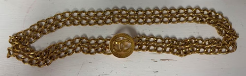 Cintura chanel colore oro - chanel,
