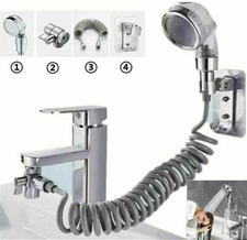 DOCCIA A MANO DOCCETTA PORTATILE PER LAVANDINO TUBO ANTICALCARE CAMPEGGIO ECC