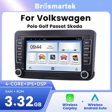 Per VW Golf MK5 Polo Passat Jetta Android Apple Carplay autoradio stereo navigatore satellitare
