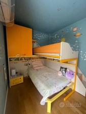 Cameretta bimbi a soppalco Moretti Compact