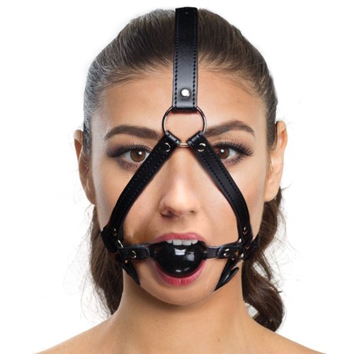 Museruola sadomaso maschera - museruola,