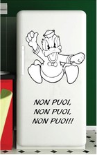 WALL STICKERS DESIGNS DESIGN ADESIVI MURALI Papero NON PUOI cucina decal parete