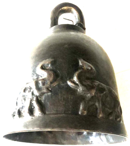 Campana bronzo con - bronzo, decori