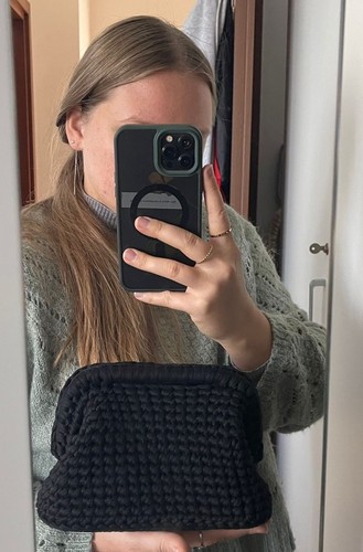 Borsa fatta mano uncinetto - borsa,