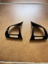 VW Golf 6 Black Trim Steering Wheel - Rifiniture Argento Volante Nuovo 3M