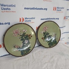 Coppia Piatti in Rame Smaltato