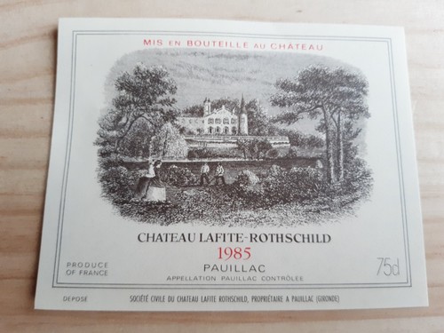 étiquette grand vin