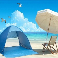 Tenda da spiaggia sport all'aperto grandi tasche sabbia rivestita poliestere ten