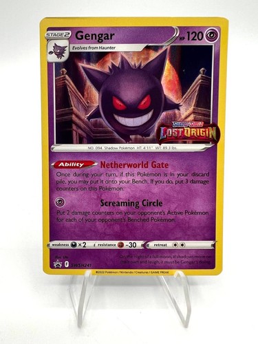 Carta pokémon gengar swsh241 - carta,