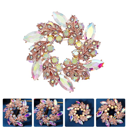 Crystal rhinestone pin art - crystal,