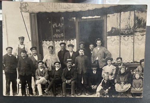 Carte photo cpa lyon devanture - carte,