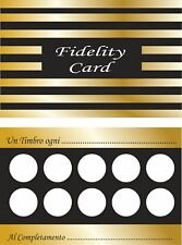 Biglietti tessere Fedeltà