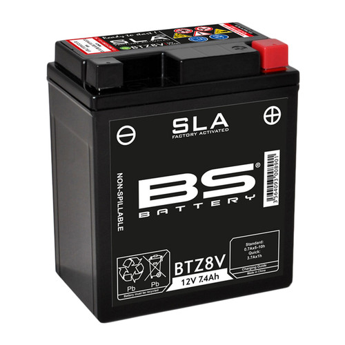 Batteria caricata btz8v - caricata,