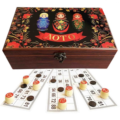 Lotto russo lotto bingo gioco
