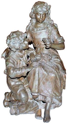 Antica statuetta scultura - antica,