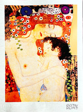 Gustav Klimt litografia COA