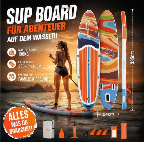 335x84x15cm sup paddle board - 335x84x15cm,