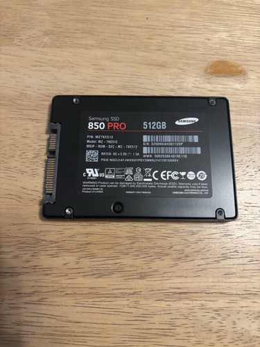 Samsung 850 pro 512 ssd - 512, gb
