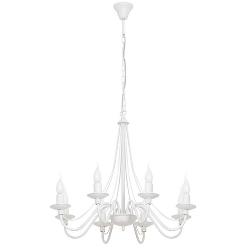 Lampadario antico bianco